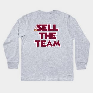 Sell The Team - Yellow Kids Long Sleeve T-Shirt